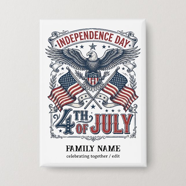Create Your Own American Independence Day Sketched (Front)