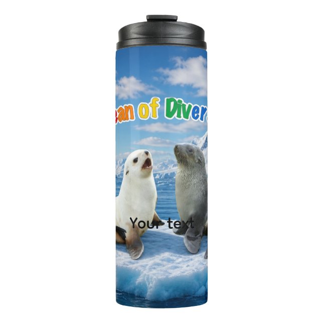 Create Your Own Antarctic Straight Wrap Tumbler (Front)