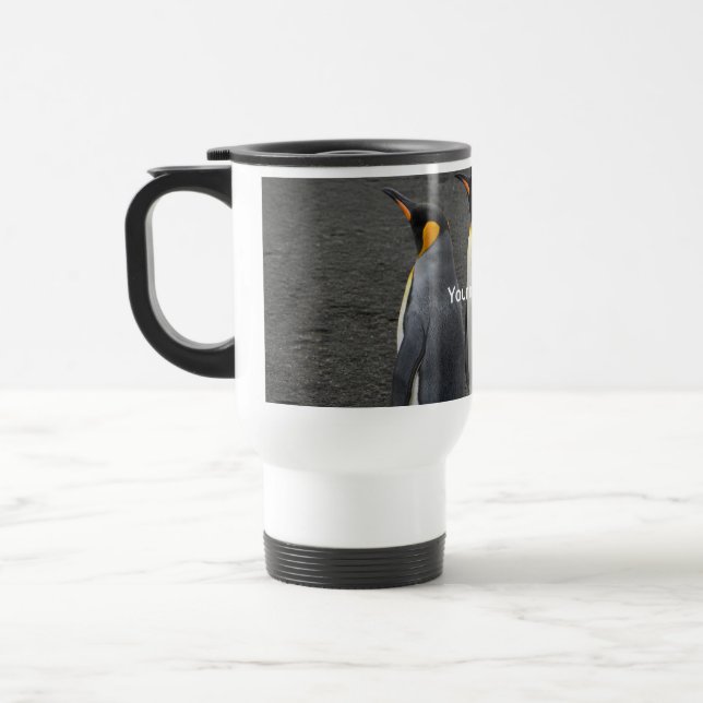 Create Your Own Antarctic Wildlife Travel Mug (Left)