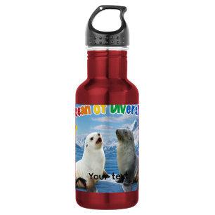 Create Your Own Antarctic Wildlife Wrap 532 Ml Water Bottle