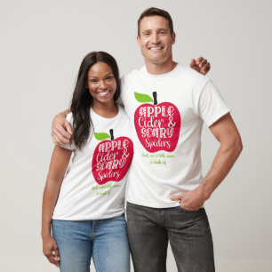 Create Your Own Applie Cider & Scary Spiders T-Shirt