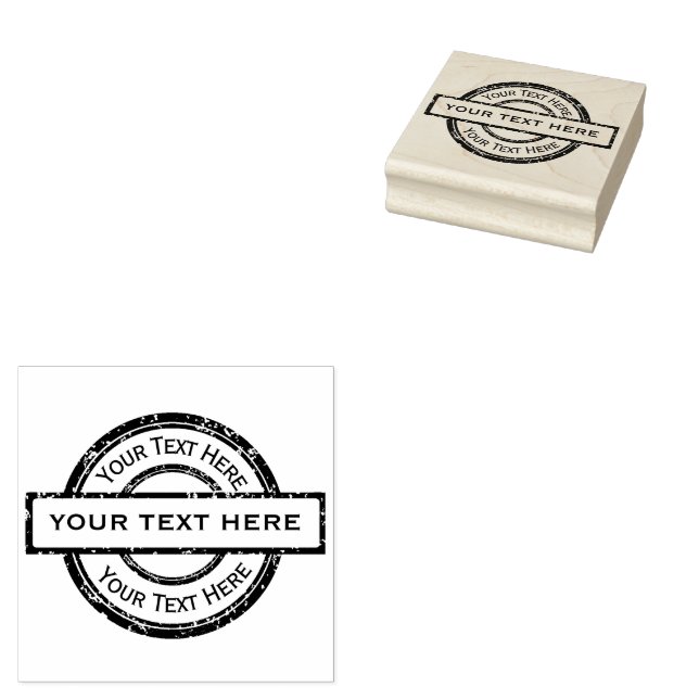 Create Your Own Approved Rejected Certified Text  Rubber Stamp (Stamped)