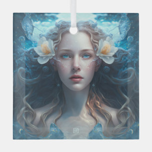 Create Your Own Aquarius Sun Sign Zodiac Goddess Glass Tree Decoration