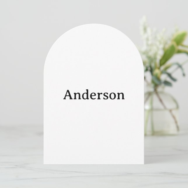 Create Your Own Arch 5" x 7"  Invitation (Standing Front)