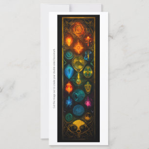 Create Your Own Archaic Gold Energy Bookmark Card