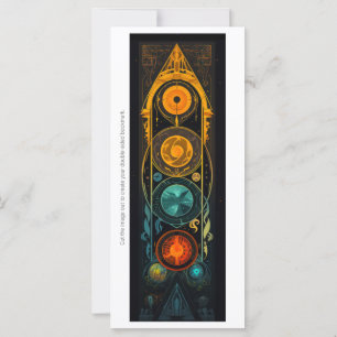 Create Your Own Archaic Gold Power Bookmark Card