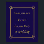 Create your Own Art Deco Photo poster<br><div class="desc">Create your Own Art Deco Photo poster</div>