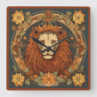 Create Your Own Art Nouveau Leo Zodiac