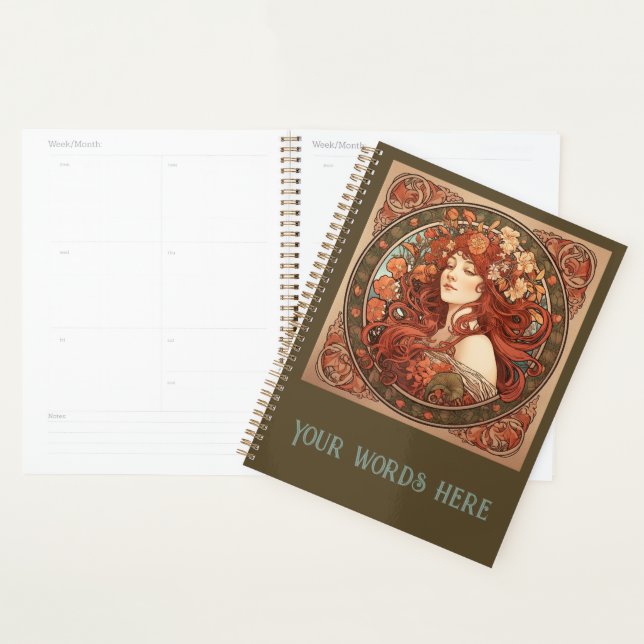 Create Your Own Art Nouveau Virgo Zodiac Planner (Display)