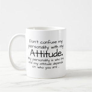 Create Your Own Attitude Mug - Funny Coffee Cup