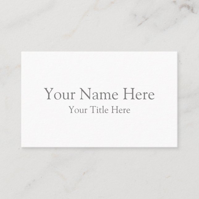 Australian Standard, 90 mm x 55 mm Business Card (Front)