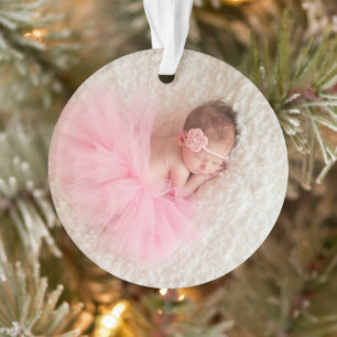 Create Your Own Baby Photo Custom Pic DIY Ornament