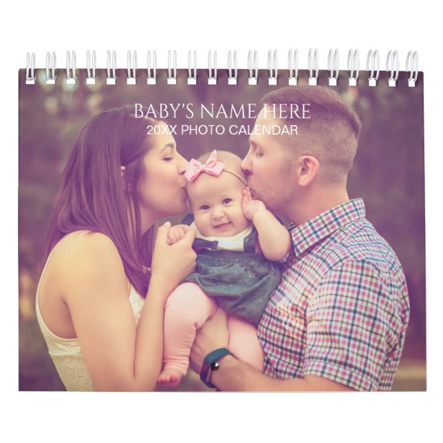 Create Your Own Baby Photos 2025 Calendar (Cover)