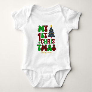 Create Your Own Baby's First Christmas Baby Bodysuit