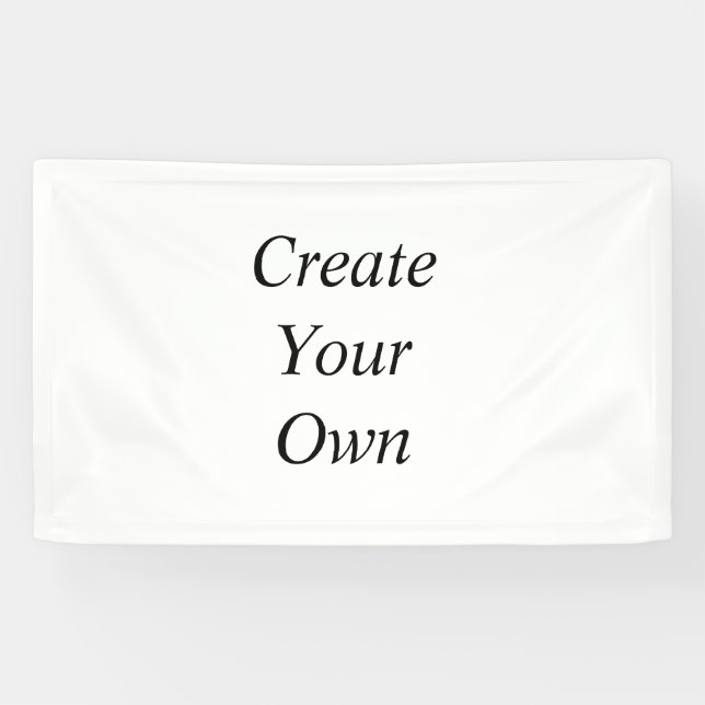 Create Your Own Banner (Horizontal)