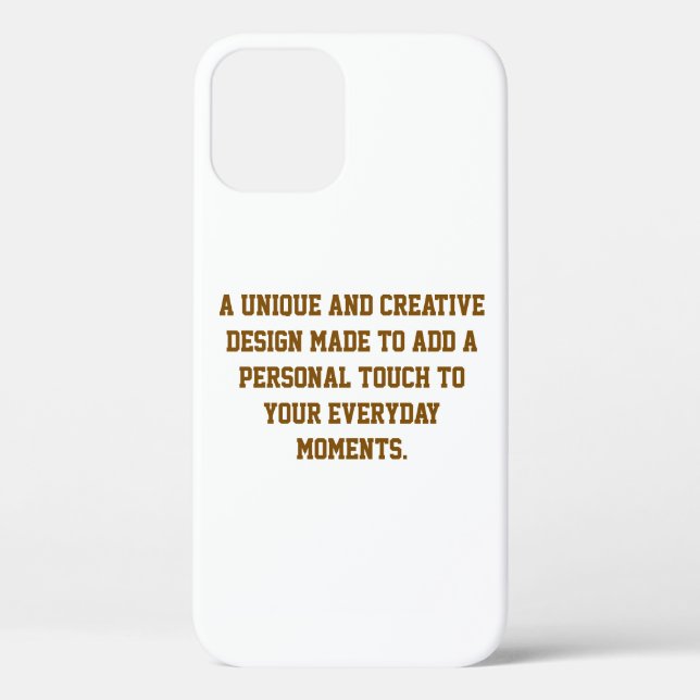Create Your Own Barely There iPhone 12 Pro Case (Back)