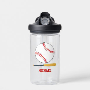 Create Your Own Baseball Player Name Water Bottle