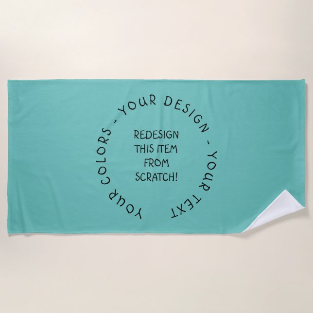 Create Your Own Beach Towel (Front)