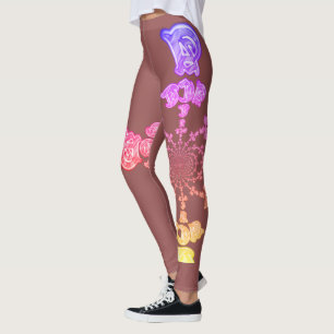 Create your own Beautiful amazing monogram colour Leggings