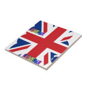 Create Your Own Beautiful Colourful UK Tile (Side)