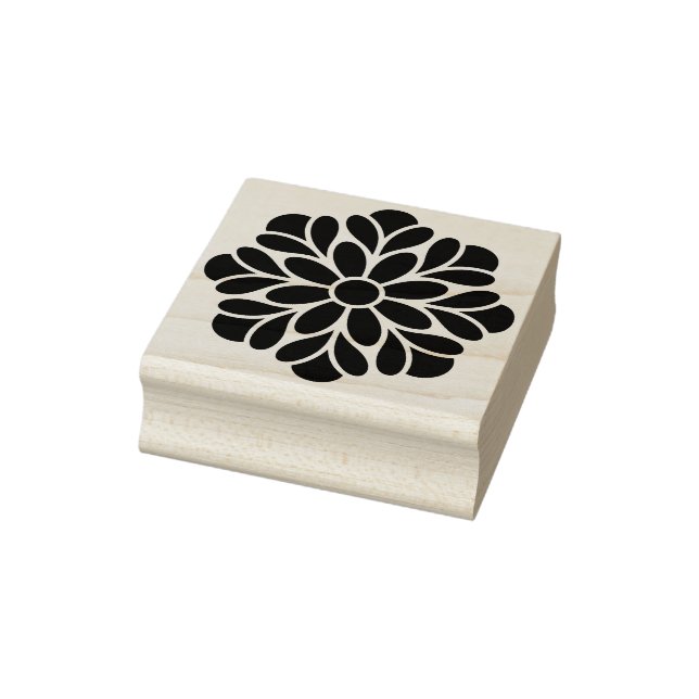 Create Your Own Beautiful Flower Buds Mandala Rubber Stamp (Stamp)
