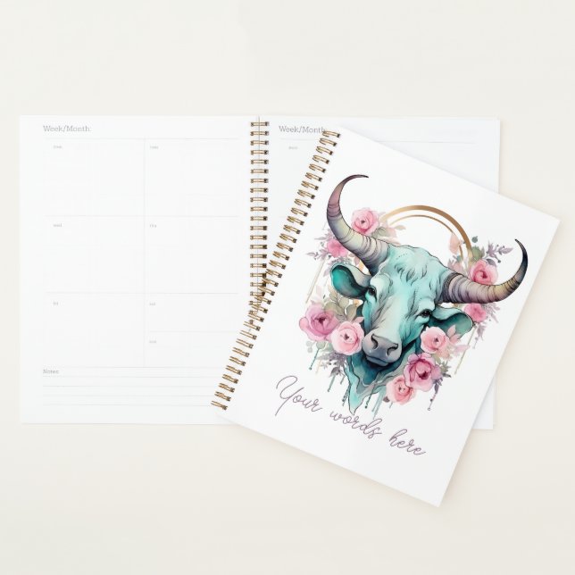 Create Your Own Beautiful Taurus Zodiac Planner (Display)