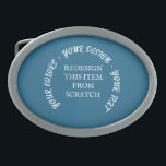 Create Your Own Belt Buckle<br><div class="desc">Create your own custom party, prom, wedding and event supplies and favours, personalised gifts for any occasion, promotional products and more. Visit Retroville Florist on Zazzle to view our entire collection.</div>