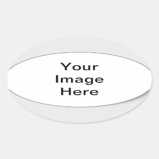 Create Your Own Bespoke product Oval Sticker