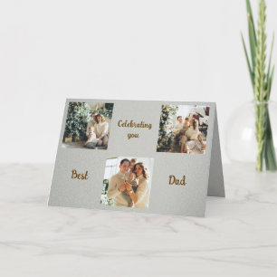 Create Your Own Best Dad Card Add Pictures&Text