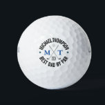 Create Your Own Best Dad Monogram Golf Balls<br><div class="desc">Create Your Own Best Dad Monogram Golf Balls. Easily add your own monogram initials,  name,  and message to make a fun golf ball.
Make a present for yourself or present as an elegant birthday,  anniversary,  or Christmas gift to family or friends such as dad,  grandpa,  daddy,  or papa.</div>