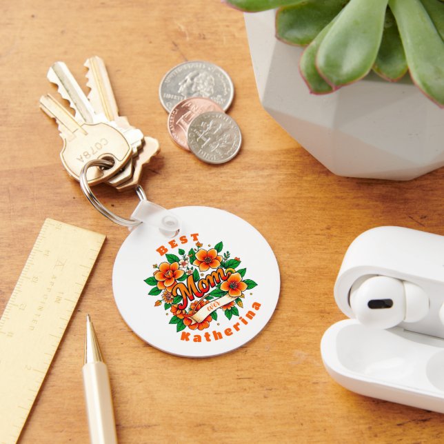 Create your own Best Mum Ever  Key Ring (Desk)