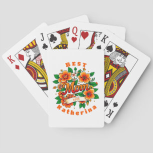 Create your own Best Mum Ever  Playing Cards