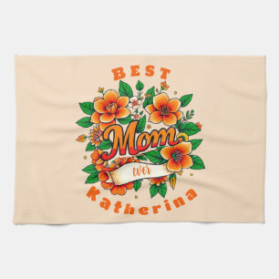 Create your own Best Mum Ever  Tea Towel