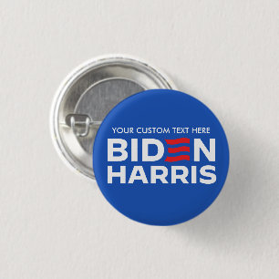 Create Your Own Biden Harris 2024 3 Cm Round Badge