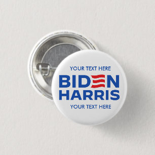 Create Your Own Biden Harris 2024 3 Cm Round Badge