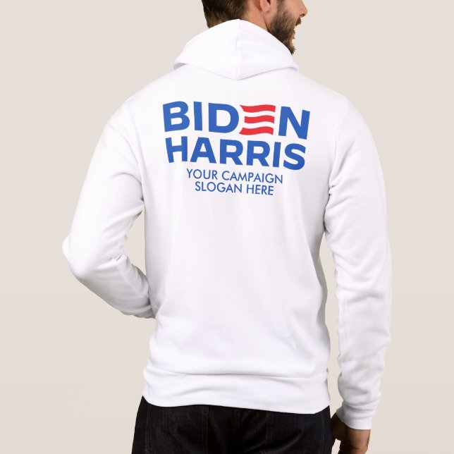 Create Your Own Biden Harris 2024 Hoodie (Back)