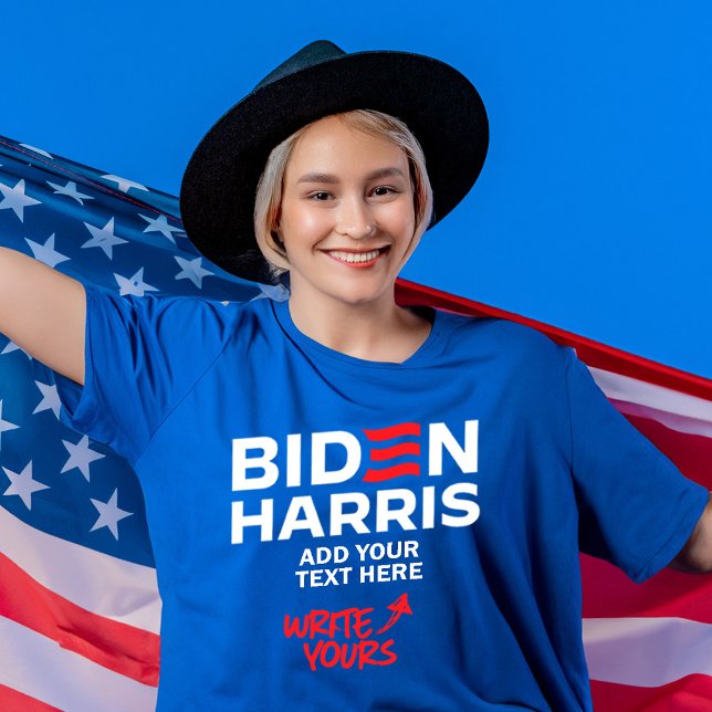 Create Your Own Biden Harris 2024 T-Shirt (Custom Biden Harris 2024 Shirts and More from Politiclothes.com)