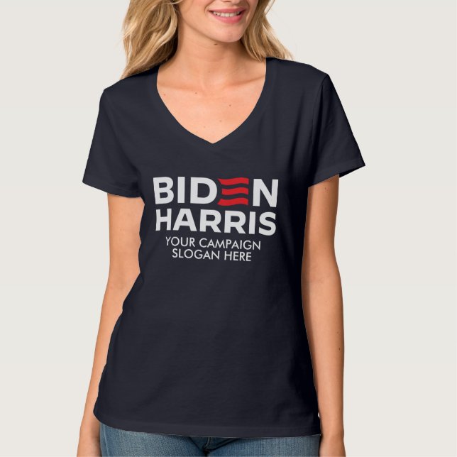 Create Your Own Biden Harris 2024 T-Shirt (Front)