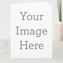 Create Your Own Big, 8.5" x 11" Vertical Card