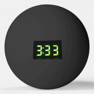 Create Your Own Black 333 Ping Pong Ball