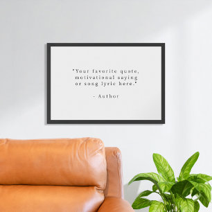 Create Your Own Black and White Quote Poster