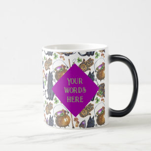 Create Your Own Black Cat Tarot Magic Magic Mug