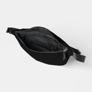Create Your Own Black Custom Design Bum Bags