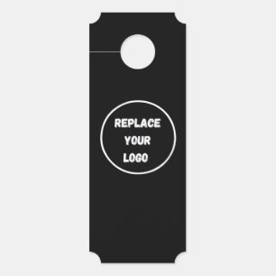 Create Your Own Black Custom Design Door Hanger