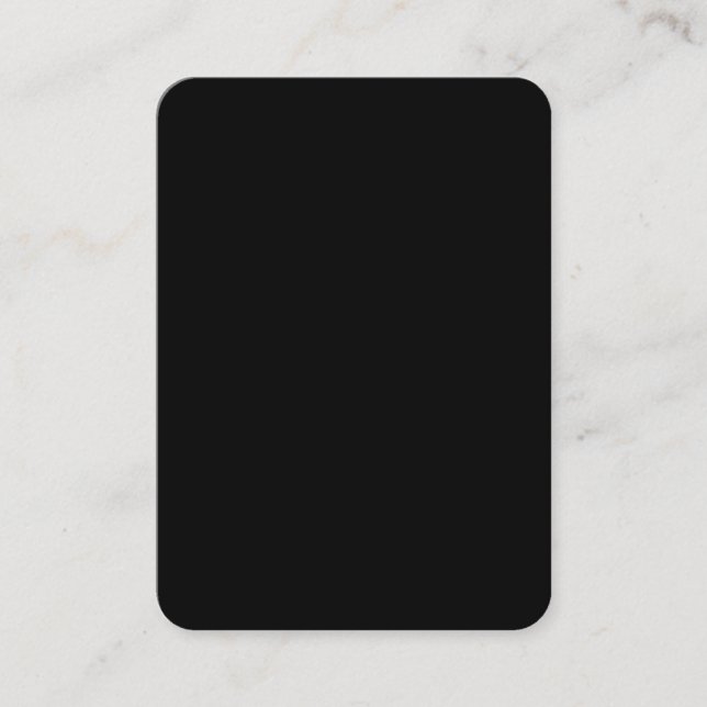 Create Your Own Black Custom Design Holiday Card (Front)