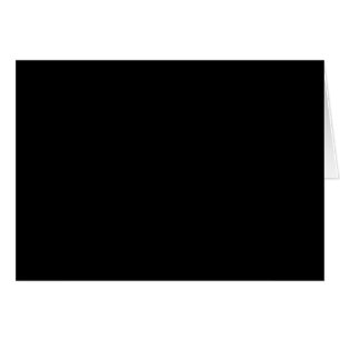 Create Your Own Black Custom Design Holiday Card