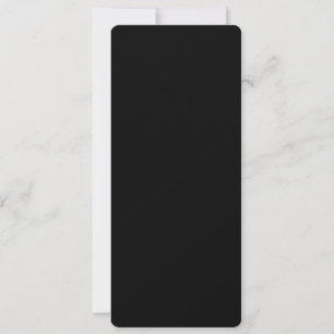 Create Your Own Black Custom Design Holiday Card