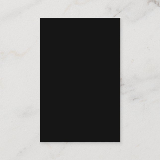 Create Your Own Black Custom Design Holiday Card (Front)