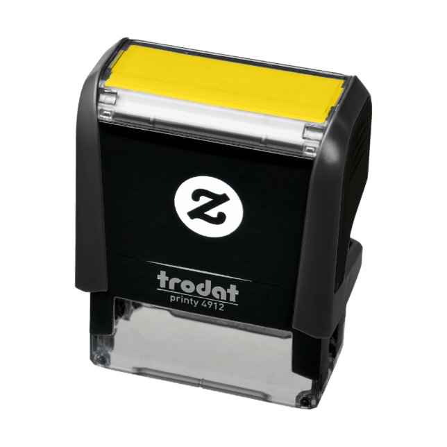 Create Your Own Black Custom Design Holiday Card Self-inking Stamp (Product)