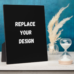 Create Your Own Black Custom Design Plaque